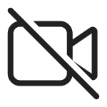 Video Off SVG Icon